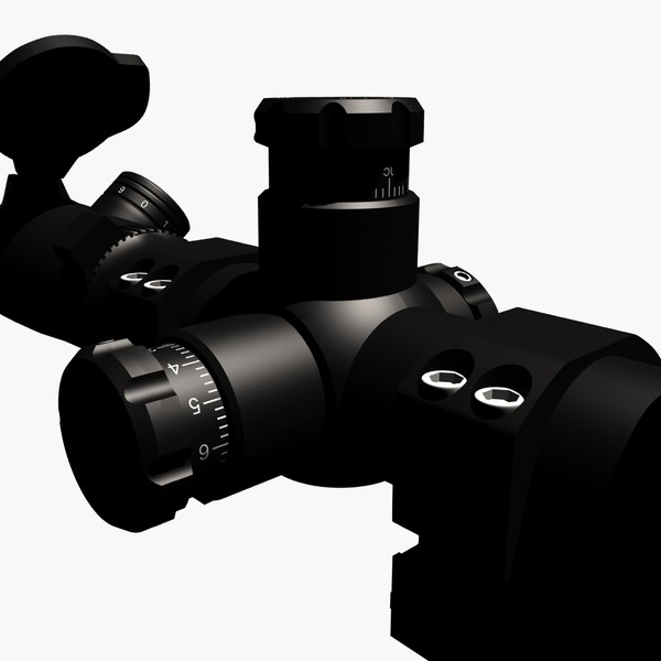 3ds max leupold mark 4 ert - Leupold Mark 4 ERT (Sniper & Sporting) Rifle Scope by Imagetek3D
